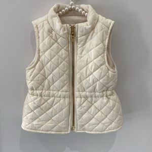 Cream coloured old navy vest